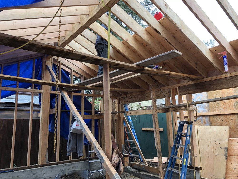 Rear Addition Framing